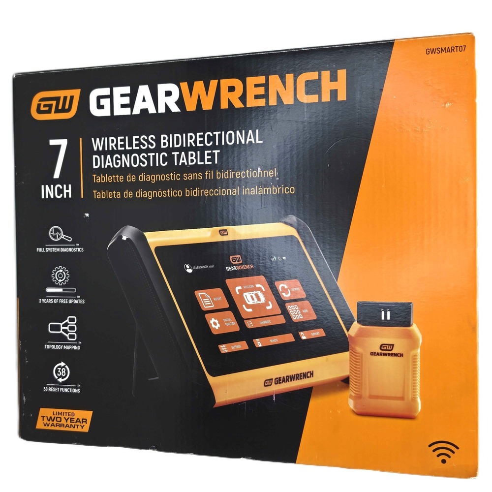 GEARWRENCH GWSMART07 7" Wireless Bidirectional Diagnostic Tablet (GNP013182)